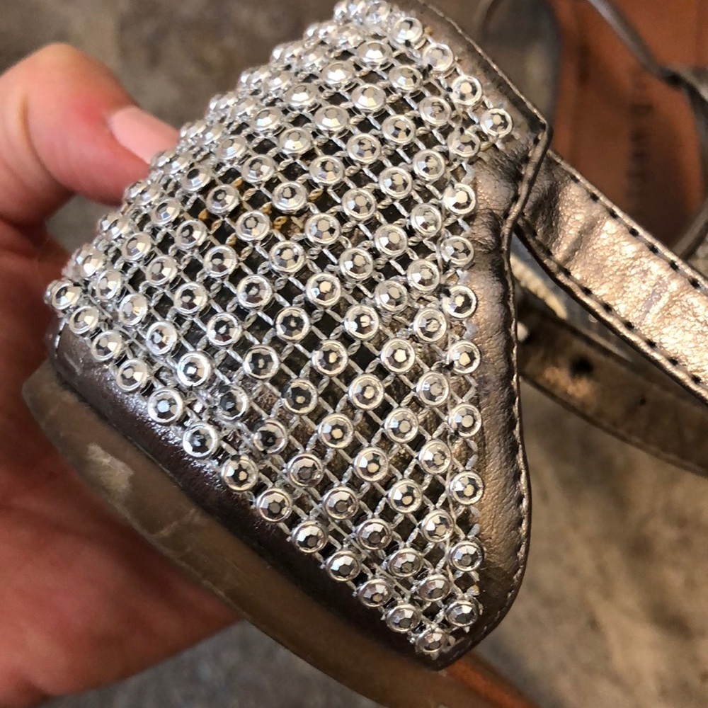 Madden Girl Pewter Embellished Sandals - Picture 6 of 8